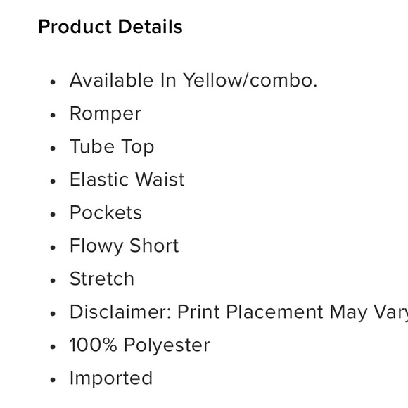 Fashionova- Jil romper (NWOT) - Picture 15 of 15